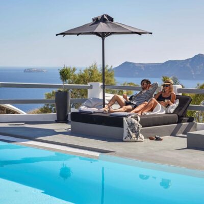 Mr & Mrs White Santorini